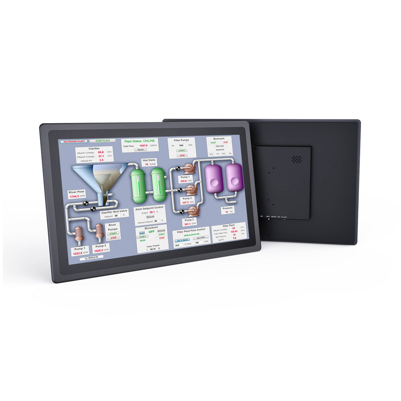 Lilliput 10" touch monitor with HDMI connection 1500 Nits IP65