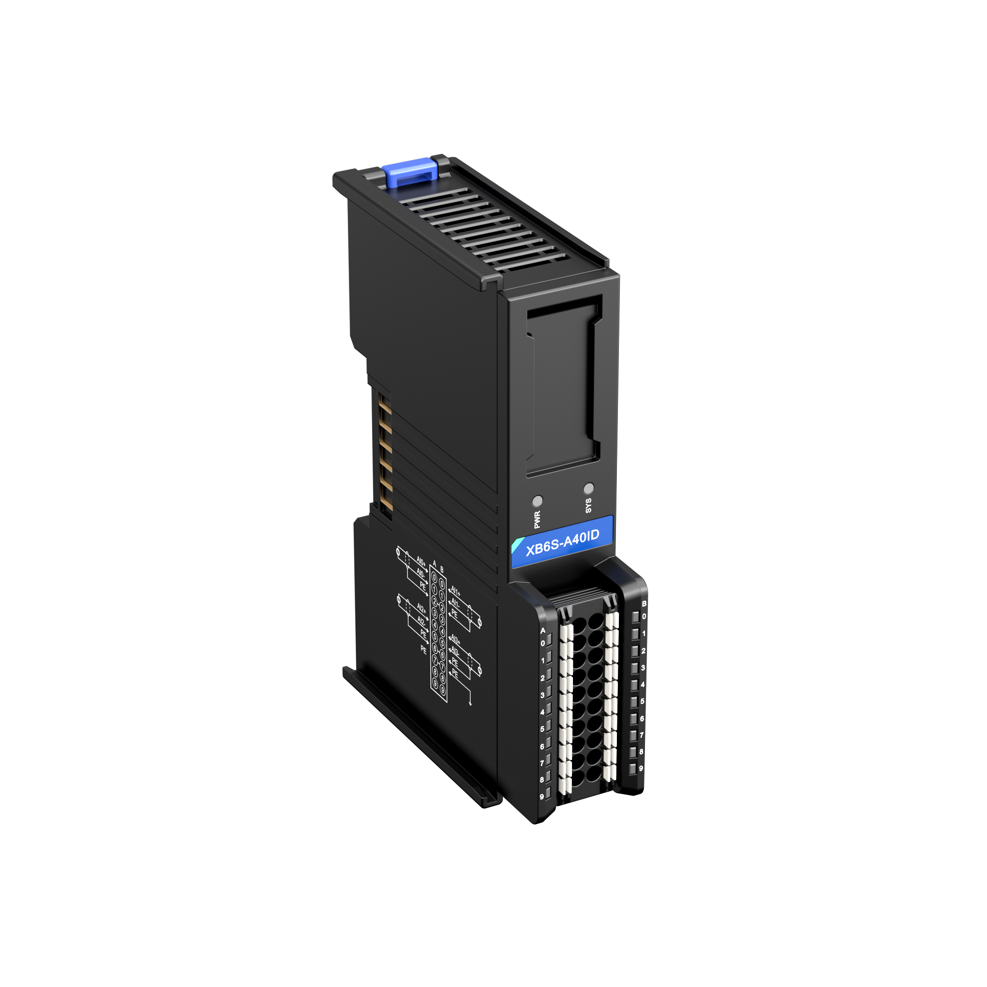 Solidot XB6S-A40ID with 4 analog inputs (0 - 10 VDC) Differential