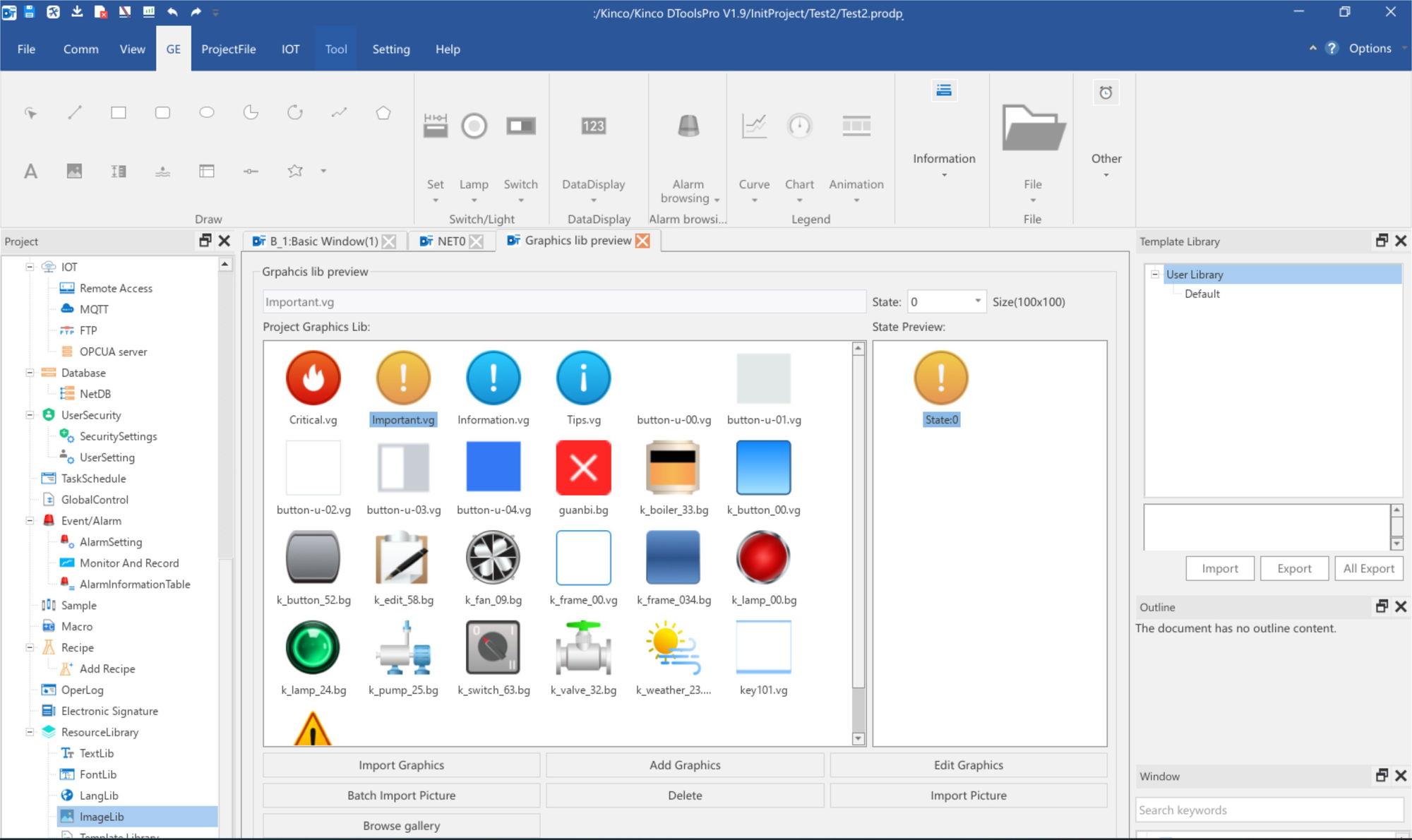 Kinco DTools Pro - free programming software for Kinco F2, G2 and GL2 series HMIs