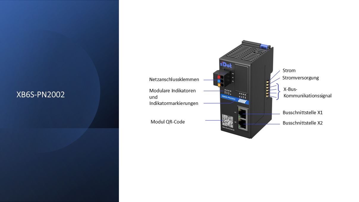 Solidot XB6S-PN2002 Koppler-Kit 2A-Version