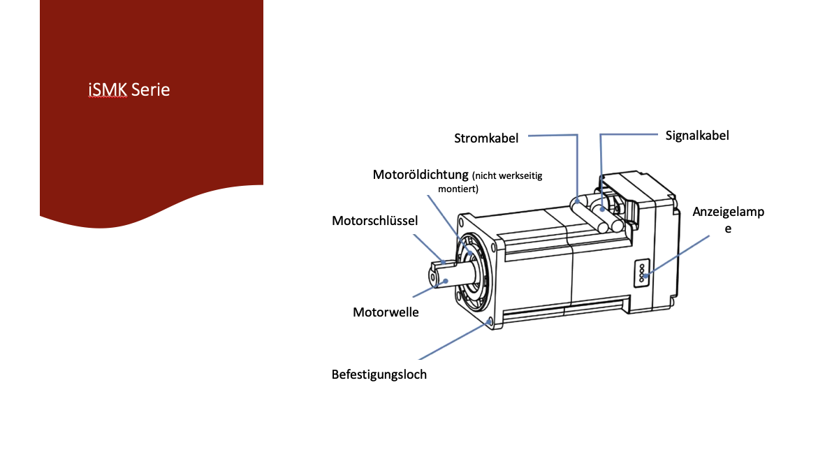 Kinco DC-Servomotor mit integtriertem Servo-Controller 24 V - 70 VDC