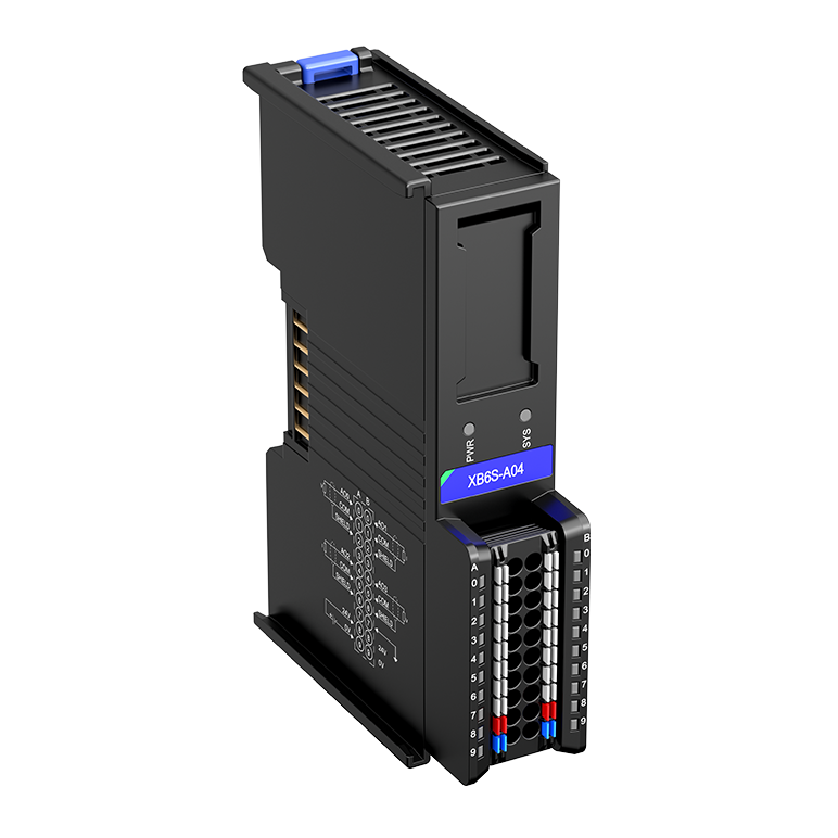 Solidot XB6S-A04 Analog-Ausgangsmodul, 4 Kanäle Strom + Spannung (XB6S Slice I/O)