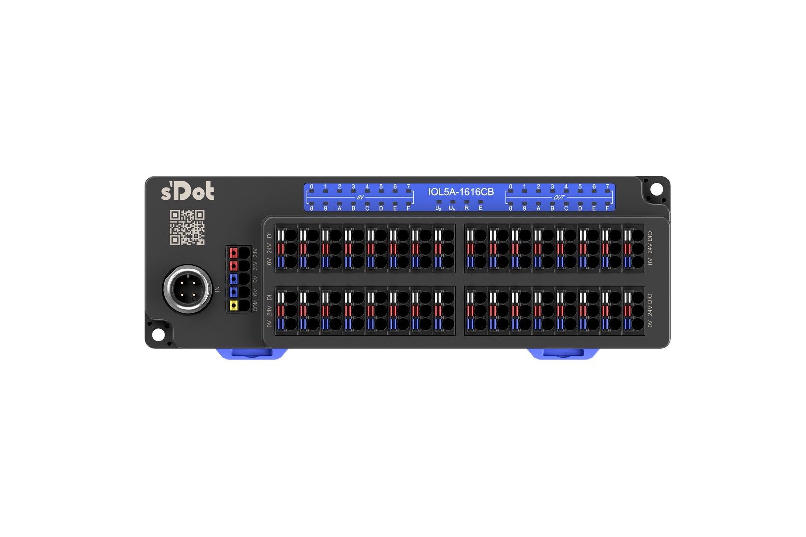 Solidot IOL5A-1616CB IO-Link-Hub, Frontansicht