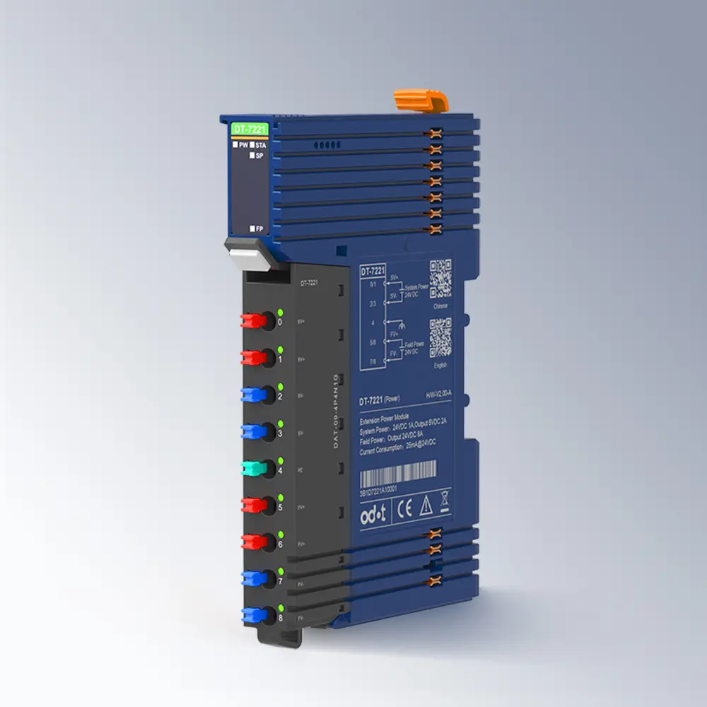 Odot DT-7221 – Einspeisemodul System 5 V DC / 2 A und Feld 24 V DC / 8 A, D-Serie