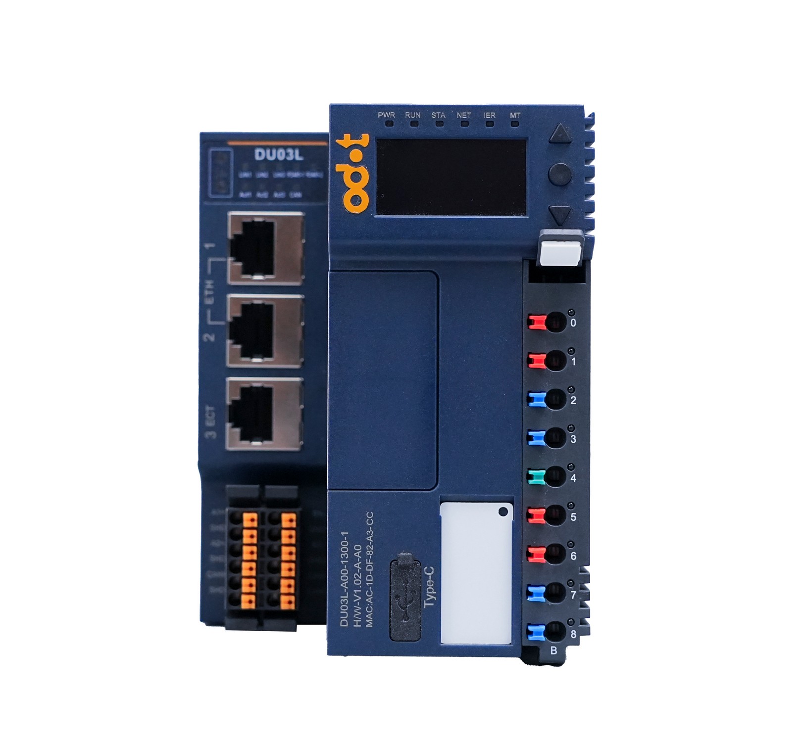 Odot DU03L-A00-1300-1 EtherCAT + Motion Control – front view