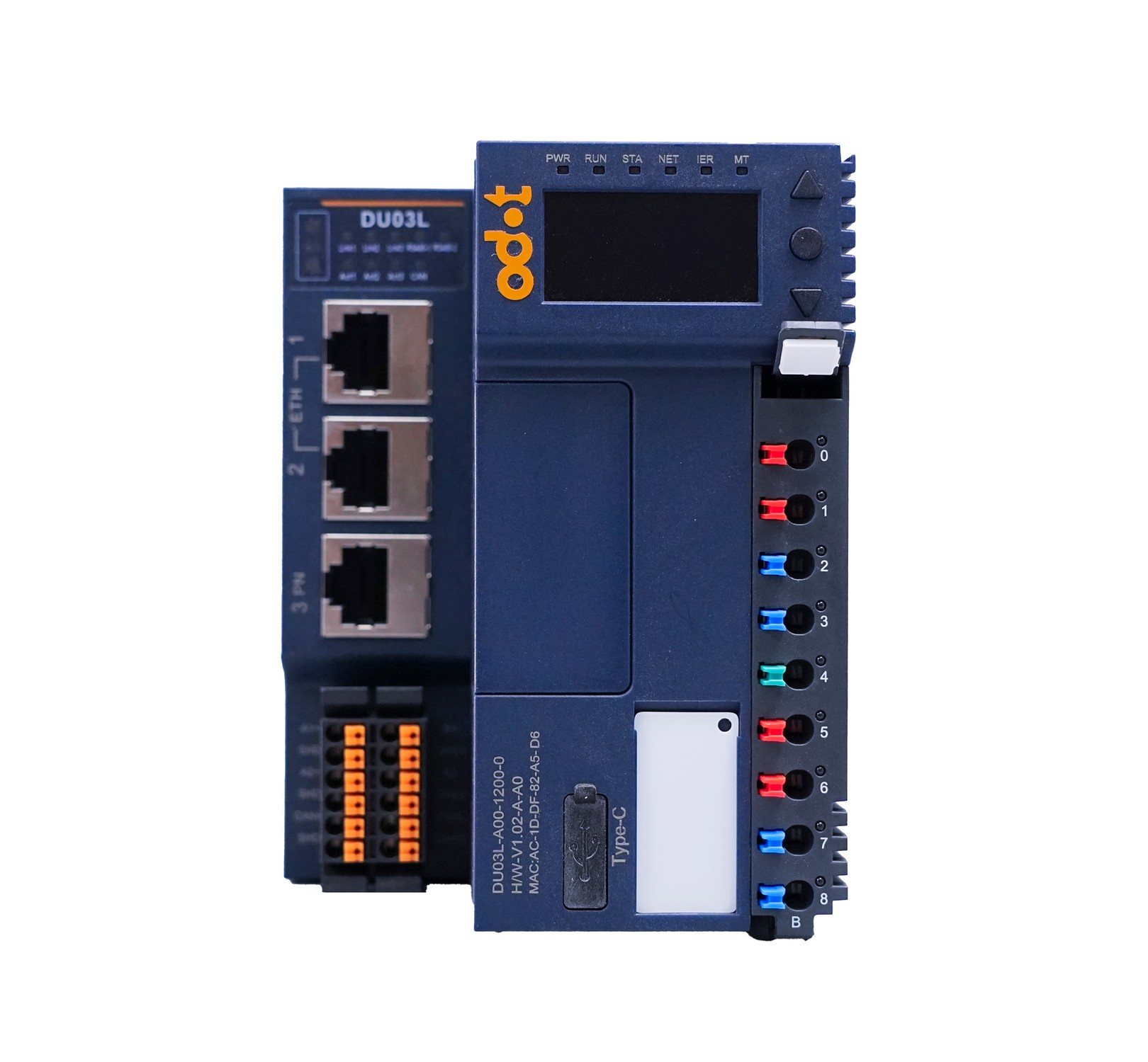 Odot DU03L-A00-1200-0 PROFINET – front view