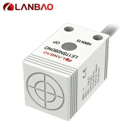 Lanbao LE18SN08 inductive proximity switch with cable (PVC) - switching distance 8 mm