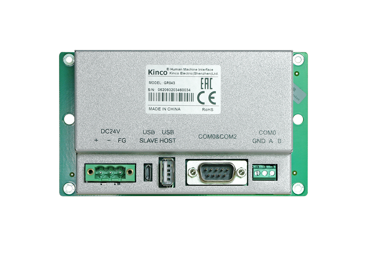 Kinco GR043 4" Green Series Open-Frame HMI-Touchpanel 
