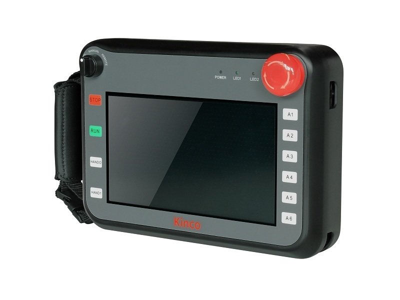 Kinco 7" widescreen HMI touch panel SZ7S - handheld or support arm with RS-485 - 5 m / 10 m cable
