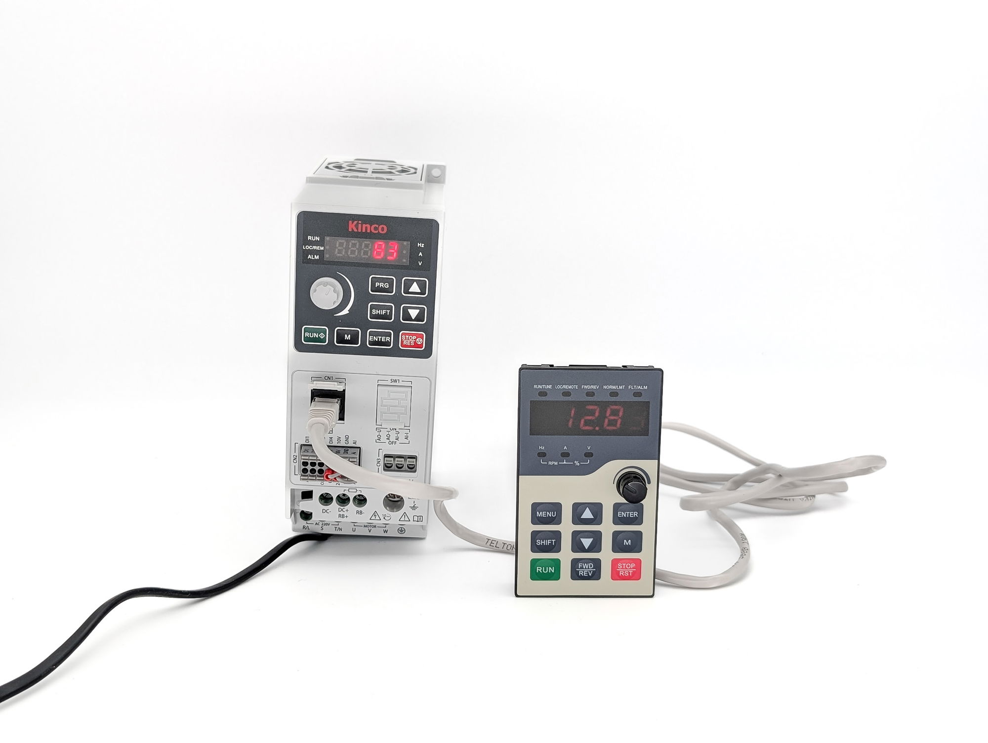 External control panel with mounting frame for Kinco KC100 frequency inverters