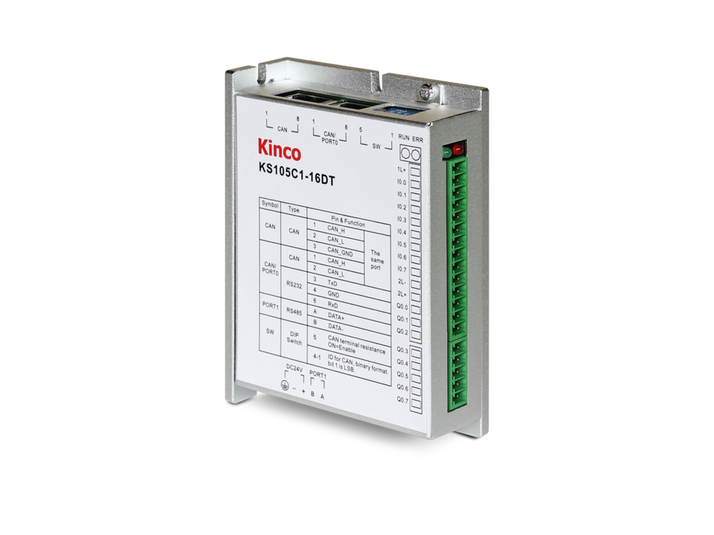 Kinco PLC KS105C1-16DT - 16 I/O (with CANopen, not expandable)