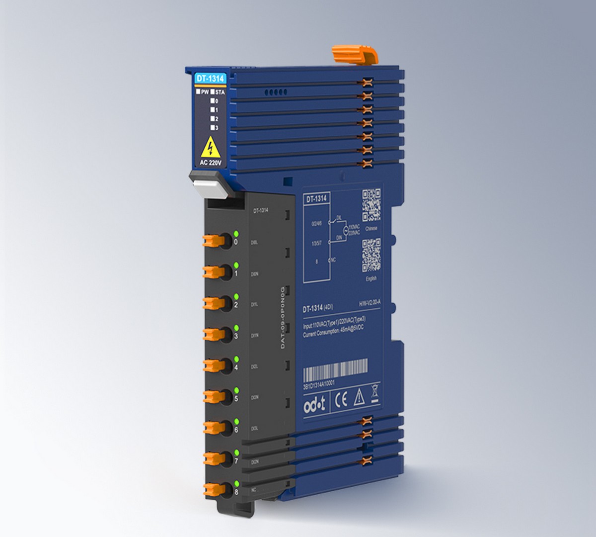 Odot DT-1314 – 4 Digitaleingänge 230 V AC, D-Serie