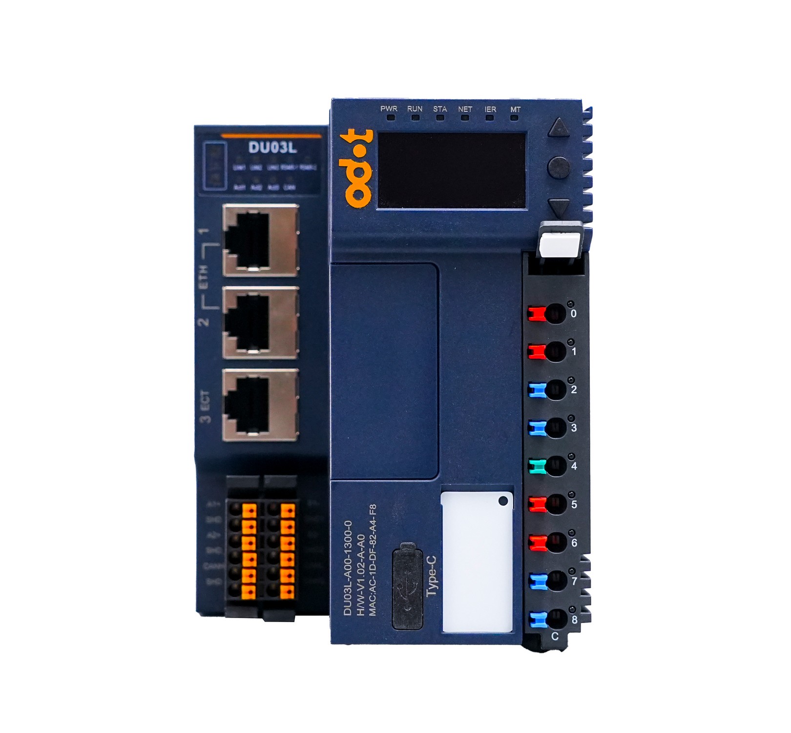 Odot DU03L-A00-1300-0 EtherCAT – front view
