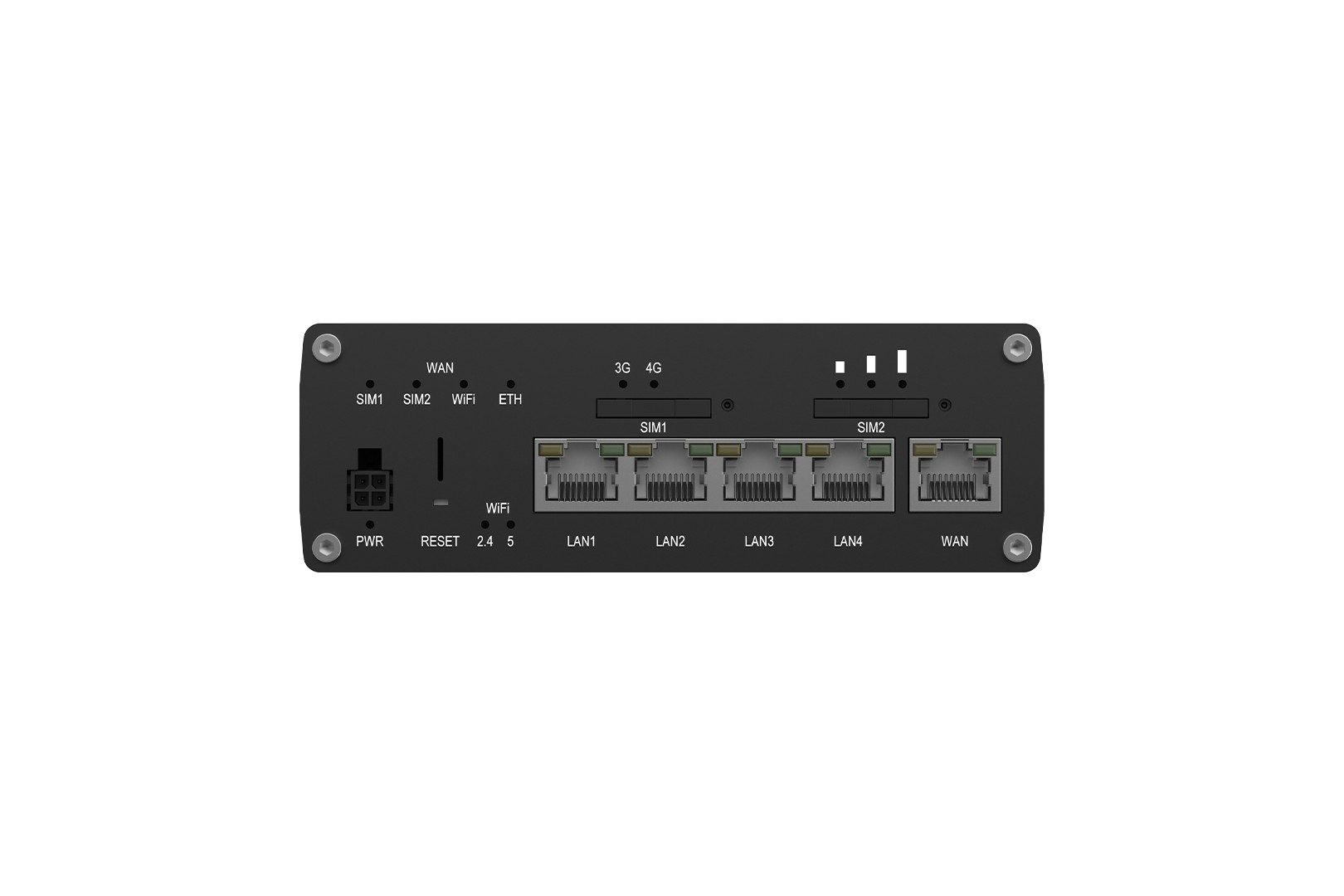 Teltonika RUTC16 4G Cat 6 Edge Router mit Wi-Fi 6, Dual-SIM & eSIM-RUTC16.21