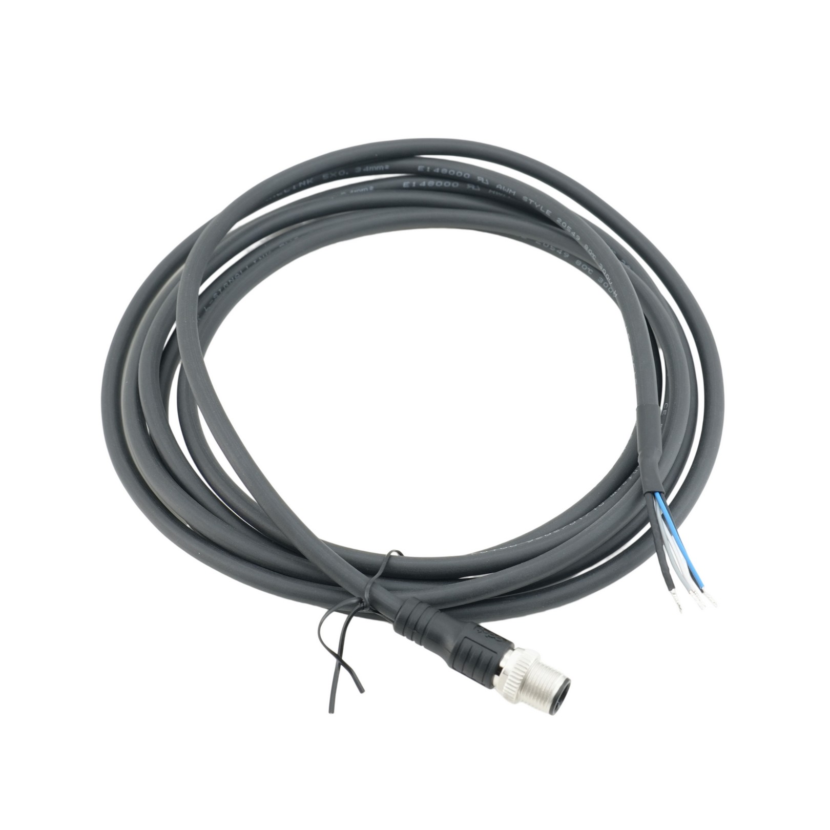 Odot IP-A-I-2MS-5SR030 Signal-Kabel M12/offenes Ende, geschirmt, PUR, 3 m