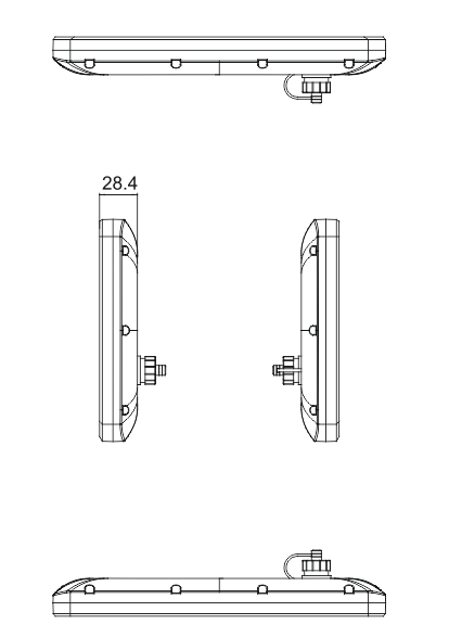 Kinco F10N - 10" HMI für Tragarm- oder Wandmontage (VESA-Halterung) - kein Ethernet - Auslaufmodell