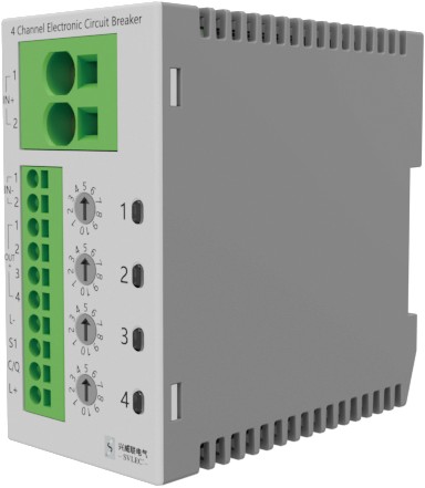 SVLEC PRA04 electronic circuit breaker with 4 channels