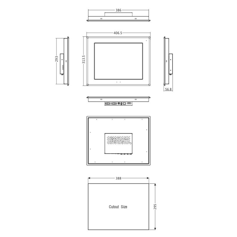 Kinco 15" HMI-Touchpanel MT4720TE