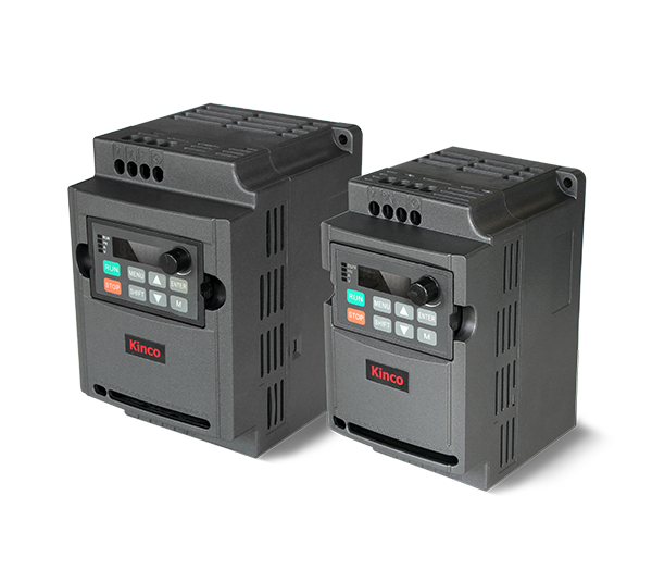 kompakter Kinco Frequenzumrichter CV100-2S-0007G (0,75 kW) einphasig 230 VAC