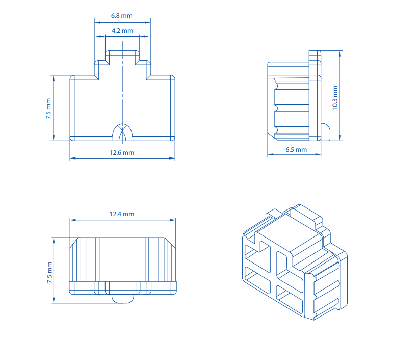 Teltonika PR5MEC32 / RJ45 Dust Covers