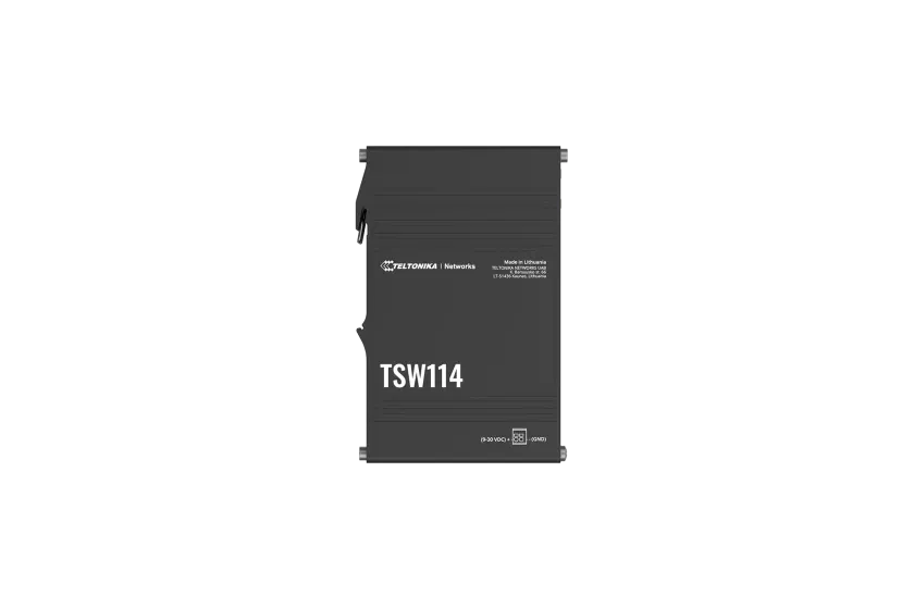 Teltonika TSW114 Gigabit DIN Rail Switch (5 ports 10/100/1000 MBit)