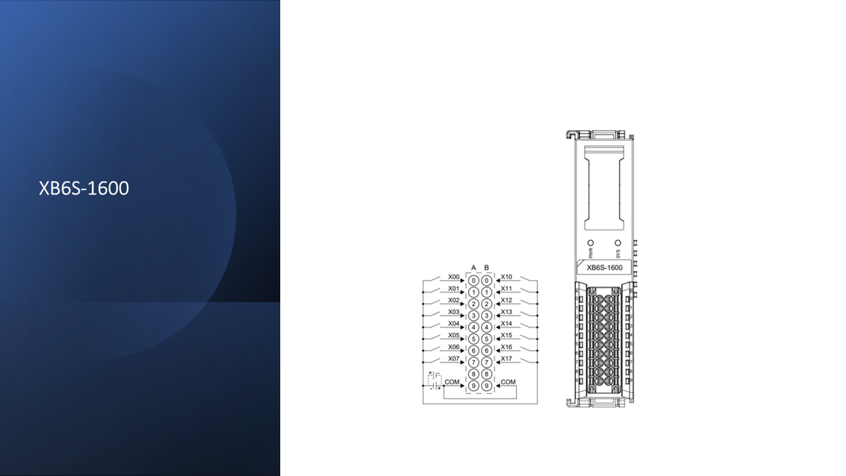 Solidot XB6S-1600-16 Kanäle digitale Eingänge (NPN/PNP)