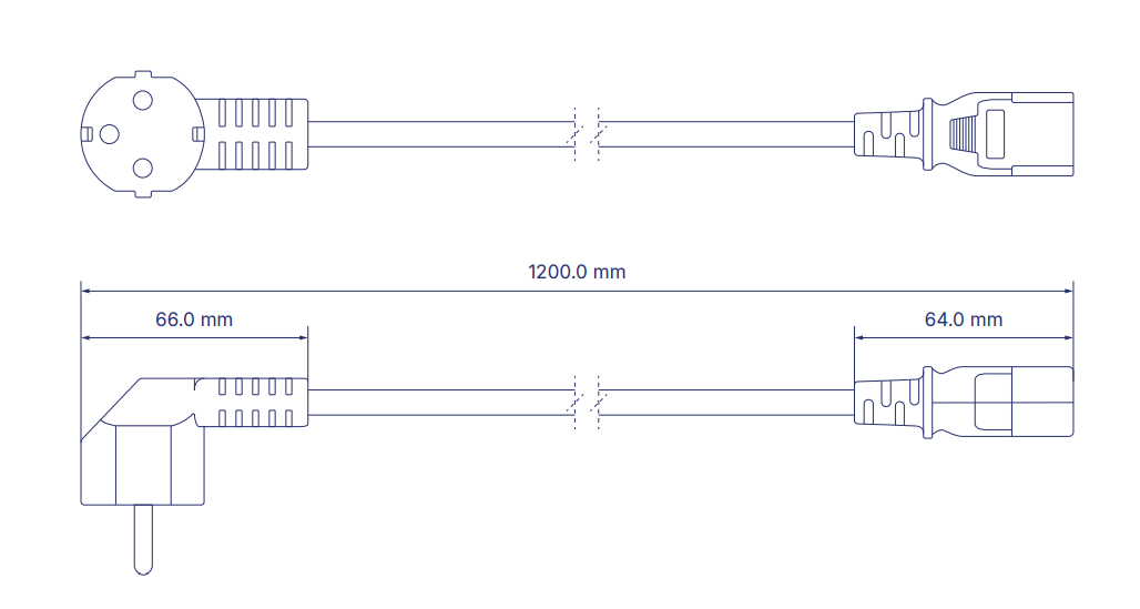 Teltonika PR2EU12M / EU power cord