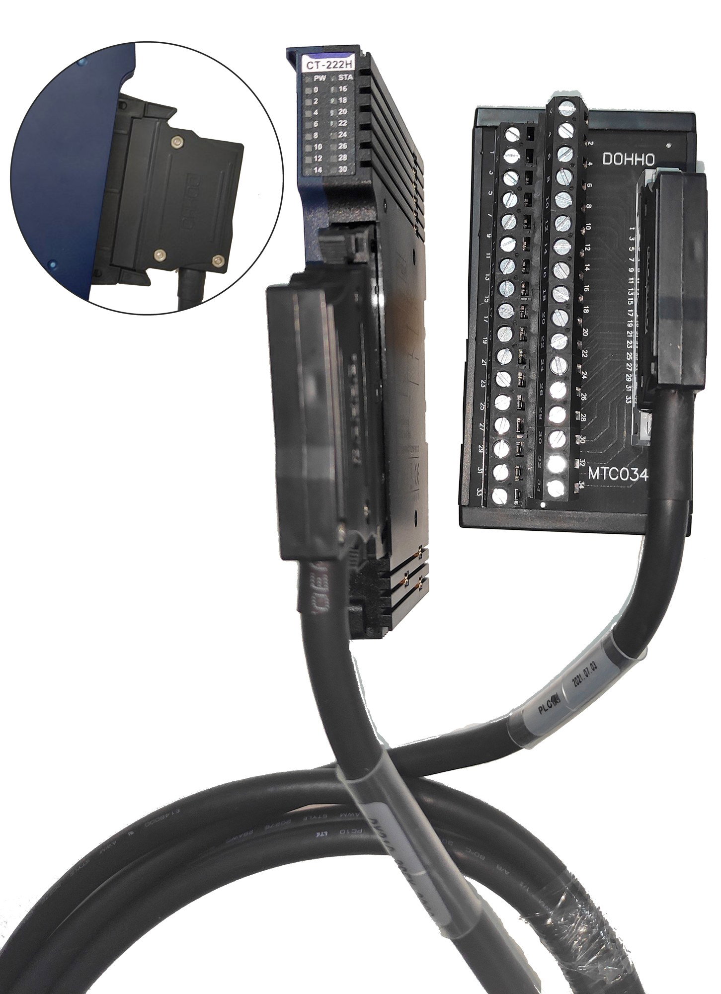 Odot MTC034 – 34-pin terminal block with screw terminals for CT-124H / CT-222H