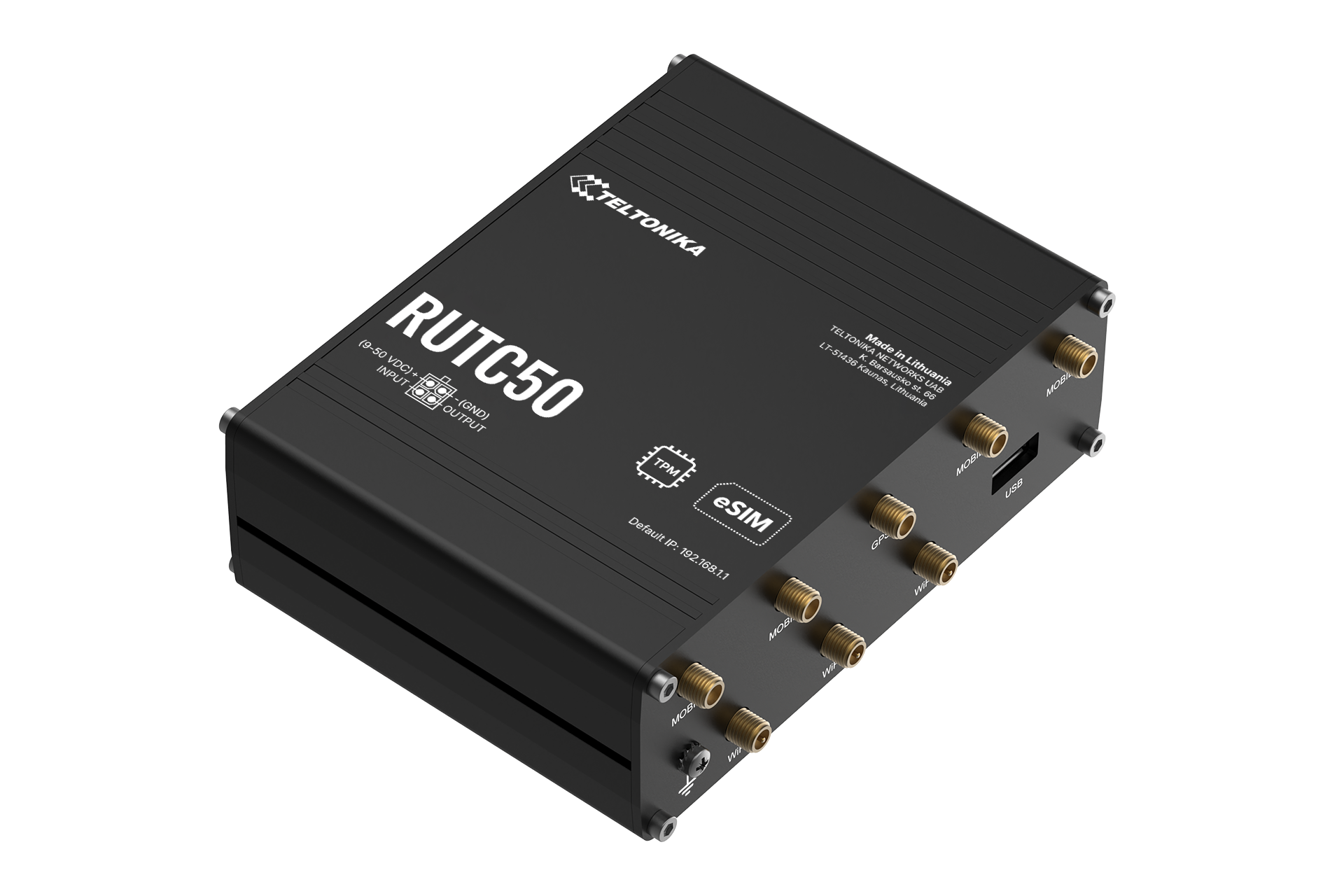 Teltonika RUTC50 5G-Router Dualband Wi-Fi 6 mit 1 GB RAM und 8 GB Speicher-RUTC50.21