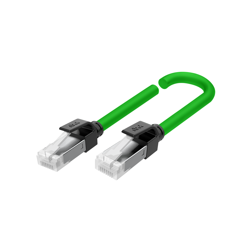 Solidot Patchkabel RJ45/RJ45 geschirmt – 0,5 m, PVC