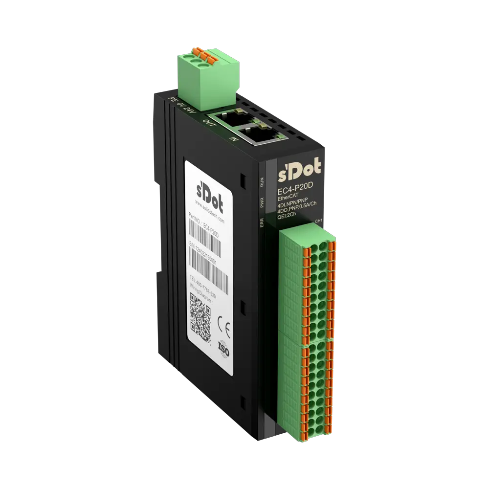 Solidot Integriertes EtherCAT-I/O-, 2-Kanal-SSI-Encoder-Schnittstellenmodul