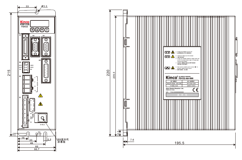 Kinco servo amplifier FD622