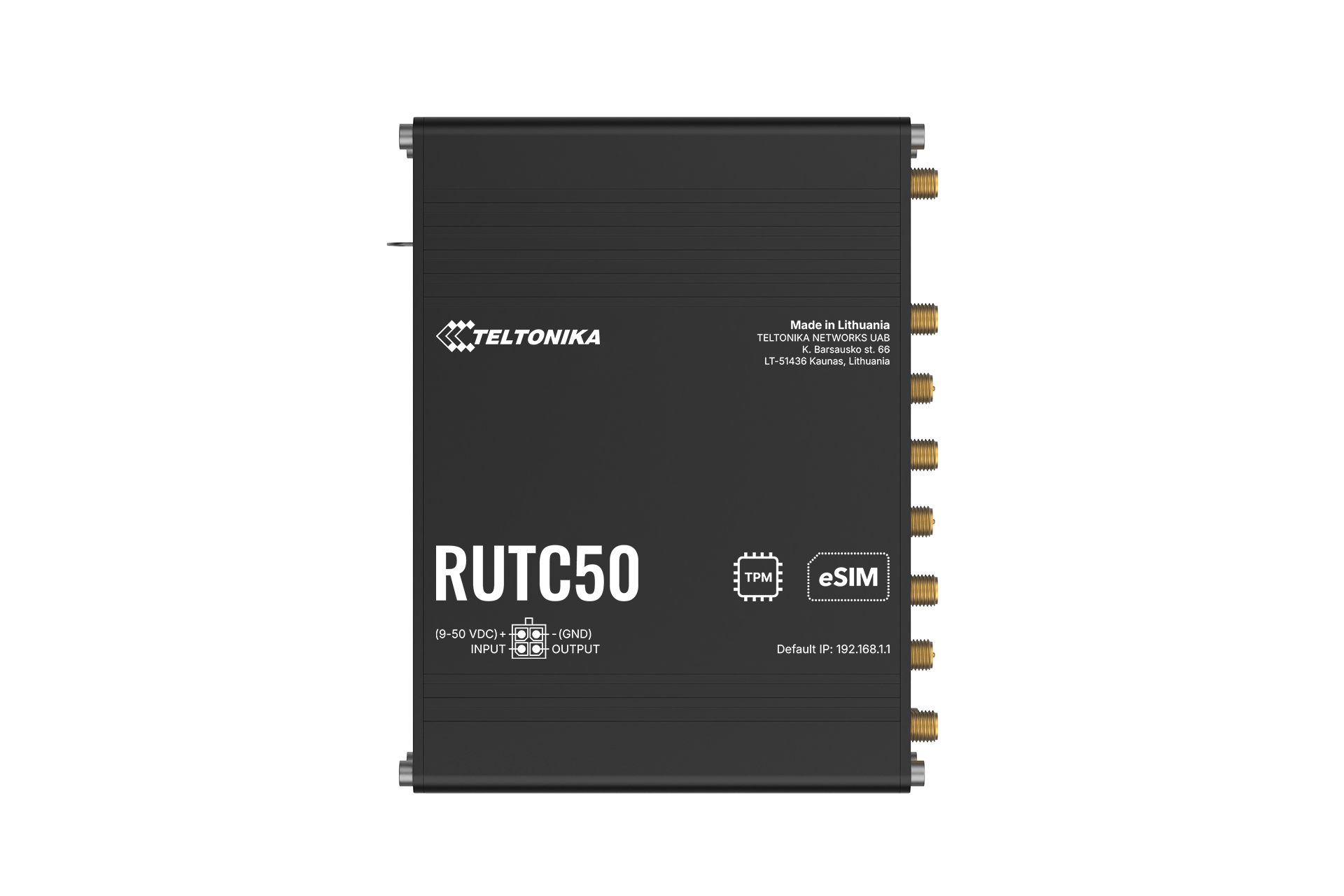 Teltonika RUTC50 5G-Router Dualband Wi-Fi 6 mit 1 GB RAM und 8 GB Speicher-RUTC50.21