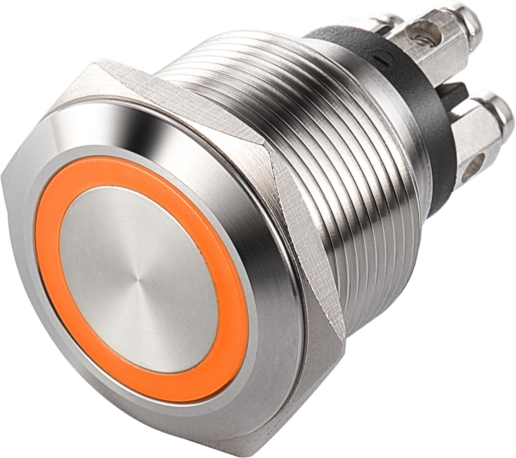 Langir LED Taster L22M M22 mit kurzem Tastweg und Ring LED