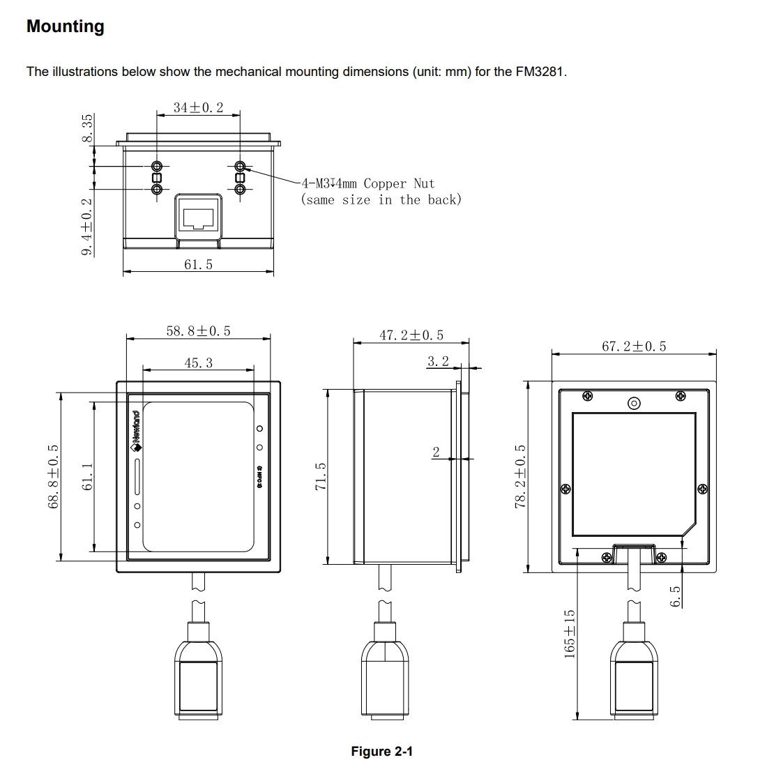 Newland FM3281 Grouper stationärer 2D-Scanner mit NFC/RFID