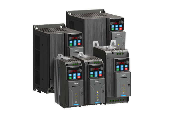 Frequenzumrichter INVT GD28 mit STO und optionaler Kommunikationskarte