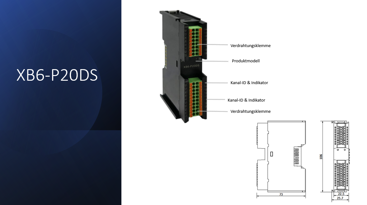 Solidot Encoder-Eingangsmodul-ISS für XB6-Remote-I/O Module