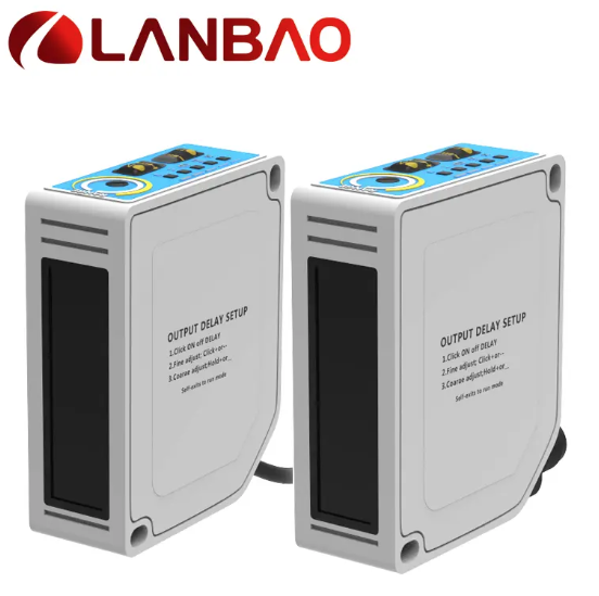 Lanbao photoelectric switch - Diffuse reflection sensor with background suppression - Switching distance 2 m