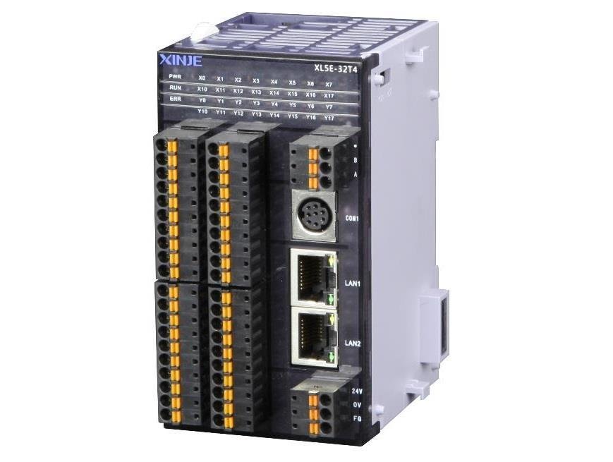 Xinje XL5E-32PT4 PLC with 32 I/O (expandable) and Ethernet