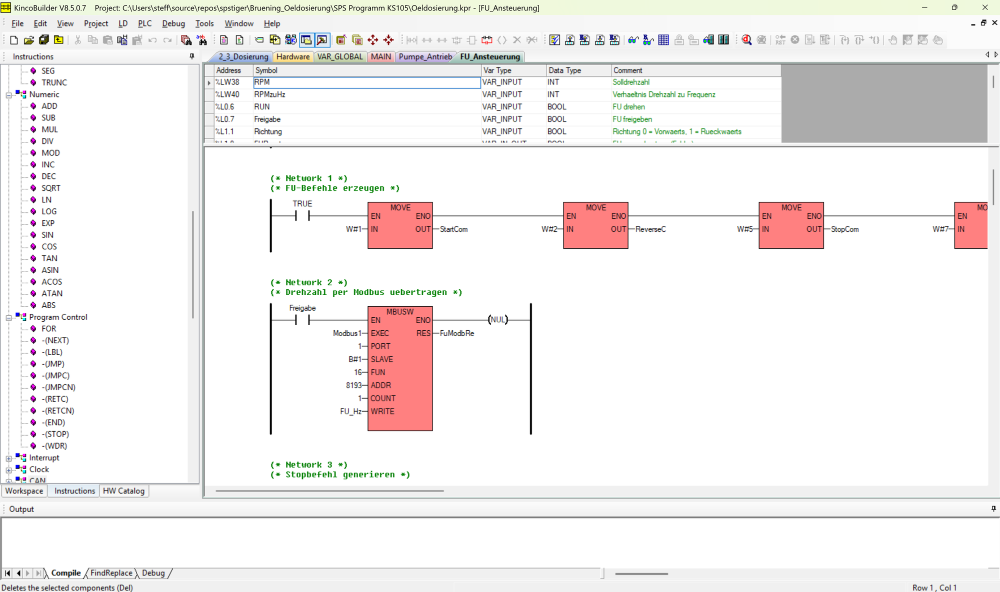 Kinco Builder - Programming software for Kinco PLCs of the MK, KS, K2, K6 and K6S series