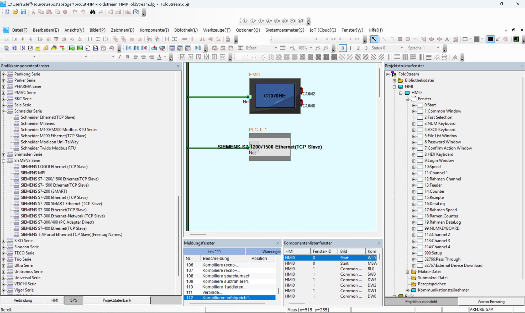 Kinco DTools - kostenfreie Programmiersoftware für Kinco HMI der Serie M2, G, F