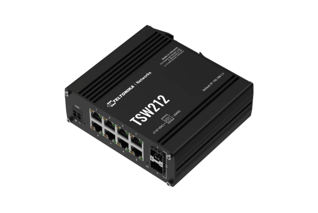 Teltonika TSW212-L2 Managed Ethernet-Switch-L3- Funktionen wie DHCPv6