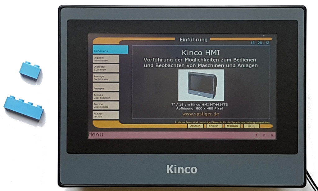 Kinco 7" Widescreen HMI Touch Panel MT4434TE