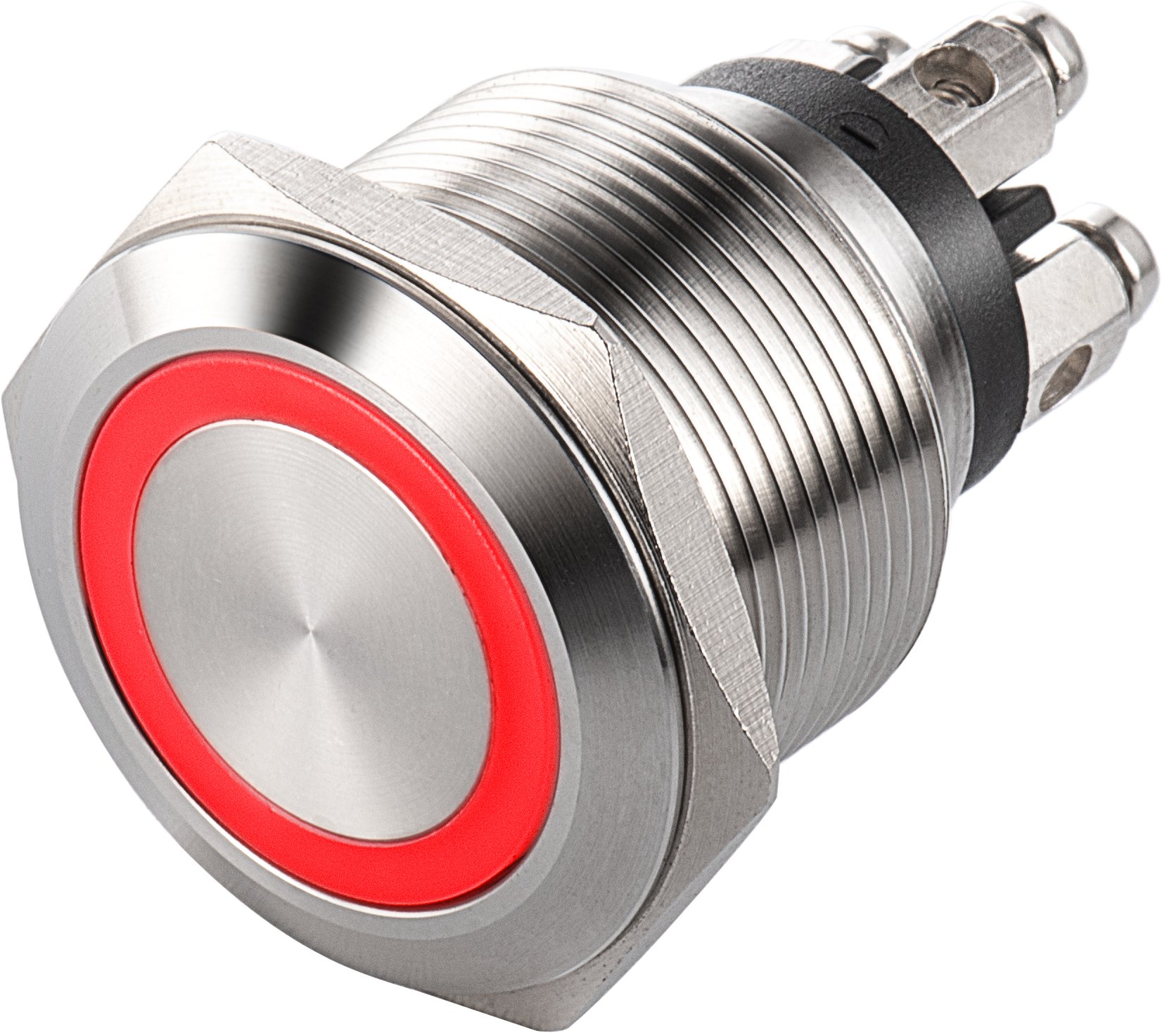 Langir LED push-button L22M M22 with short operating distance and ring LED