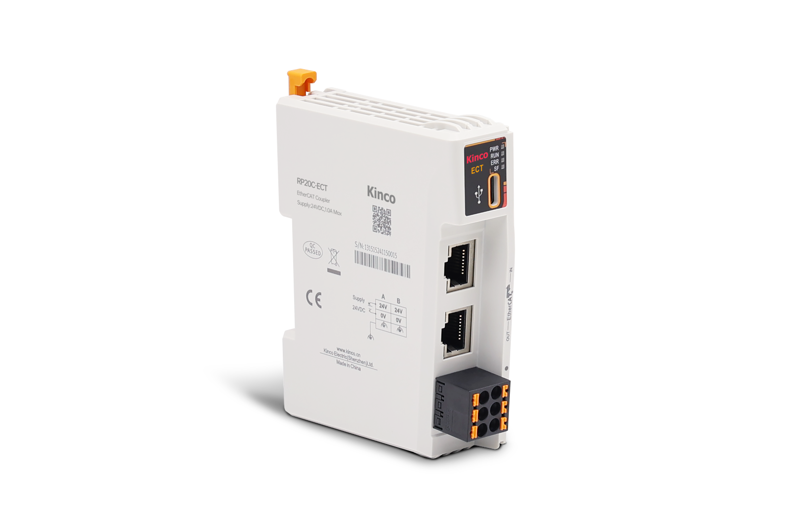 Kinco EtherCAT- Buskoppler (mit Endabdeckung) Für Kinco RP20-Module 