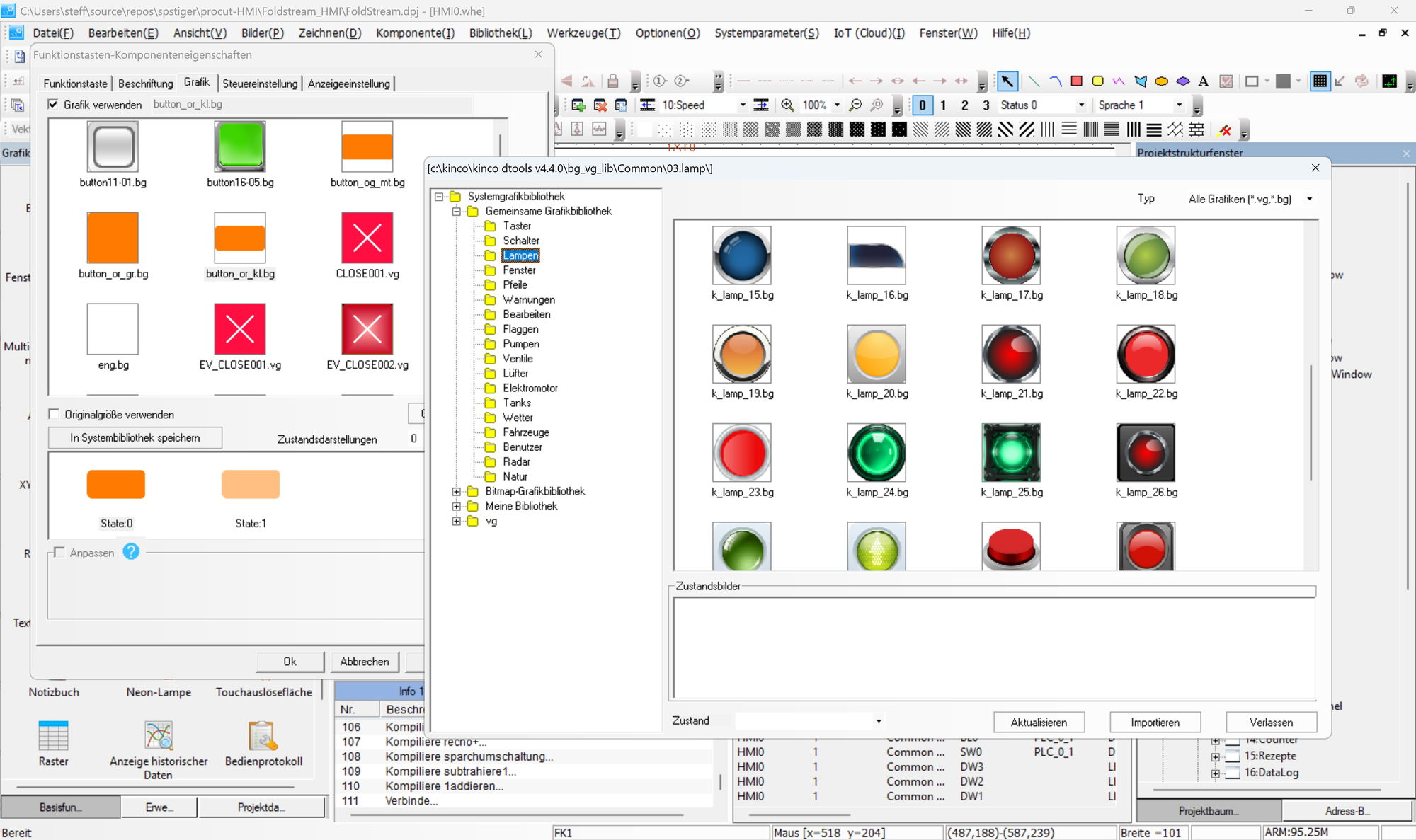 Kinco DTools - kostenfreie Programmiersoftware für Kinco HMI der Serie M2, G, F