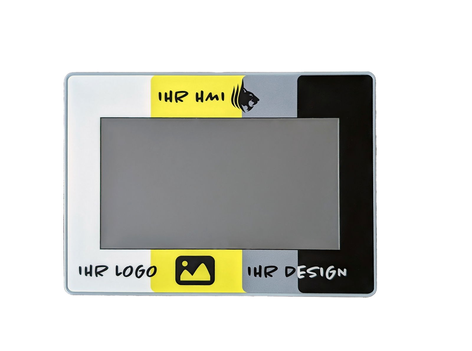 Muster-HMI mit speziell bedruckter Front als Leihgerät: Kinco GT070HE 7" IoT Series Widescreen HMI-Touchpanel