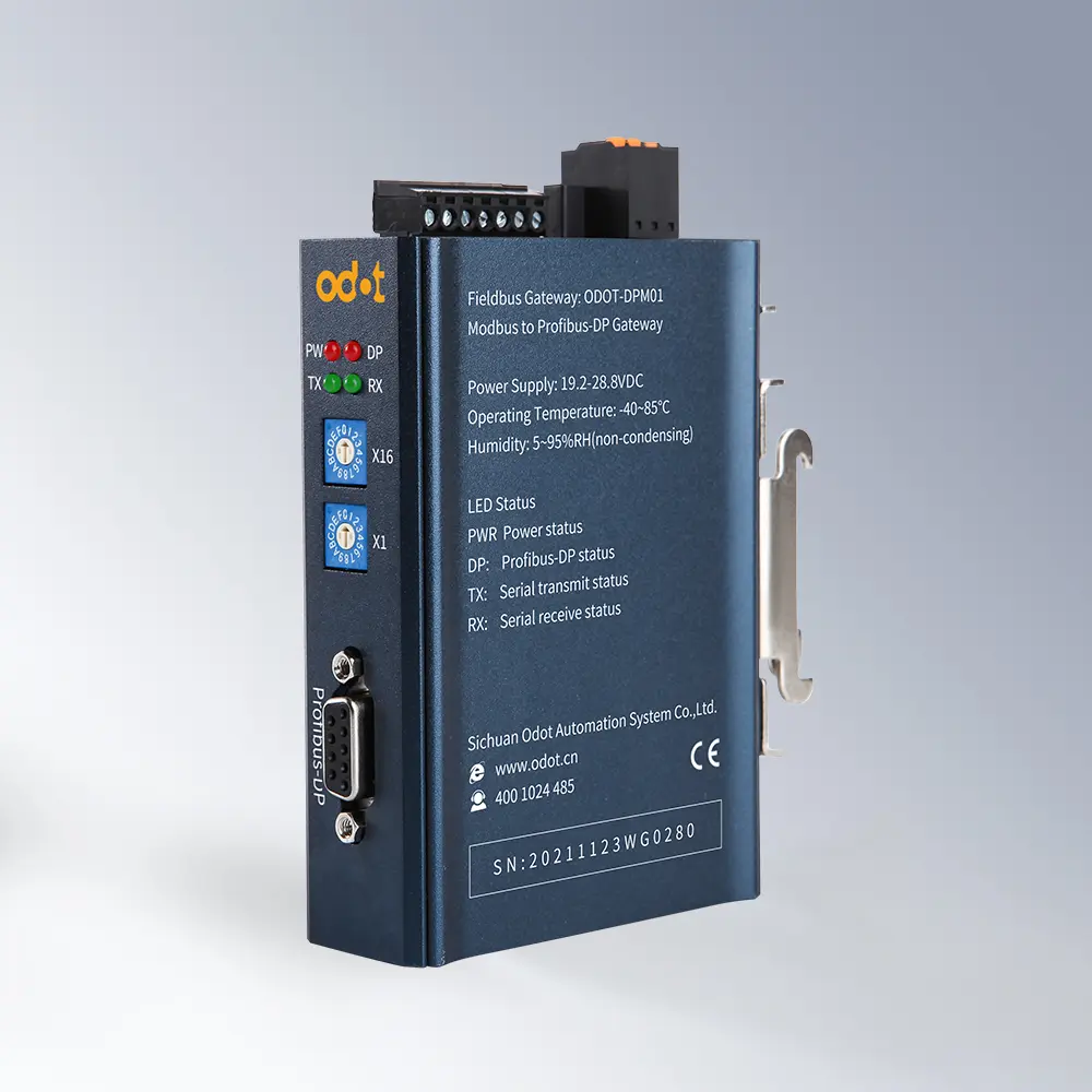 ODOT-DPM01 Modbus RTU (master/slave) to Profibus-DP (slave) gateway