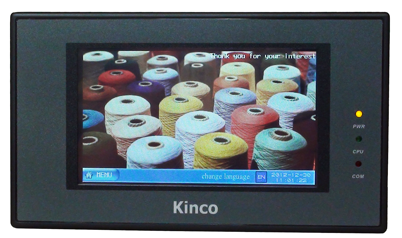 Kinco 4" widescreen HMI touch panel MT4220TE with Ethernet