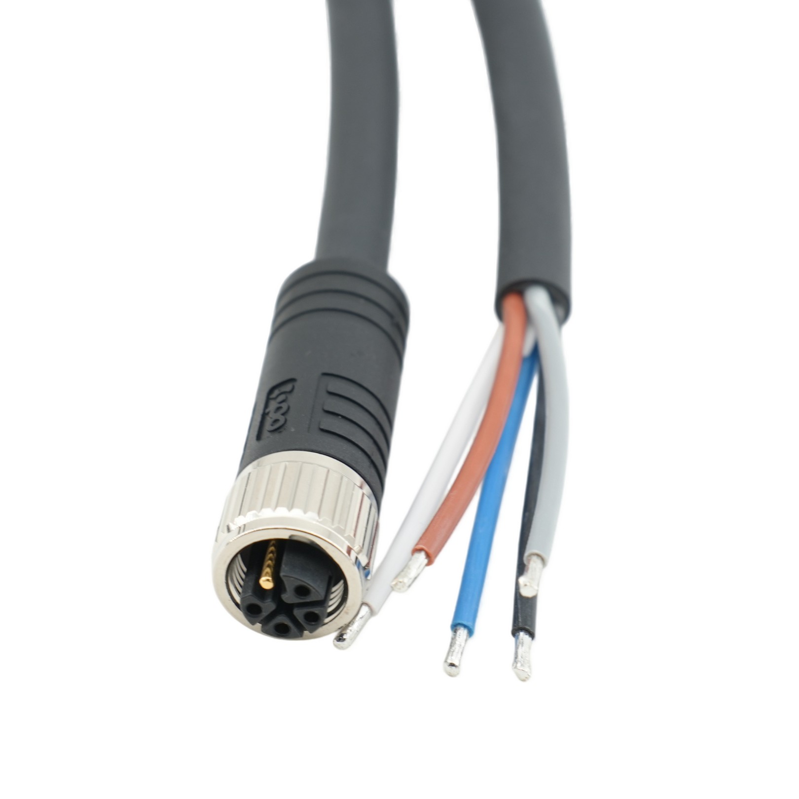Odot IP-A-P-2FS-5UR030 Power-Kabel M12/offenes Ende, PUR, 3 m